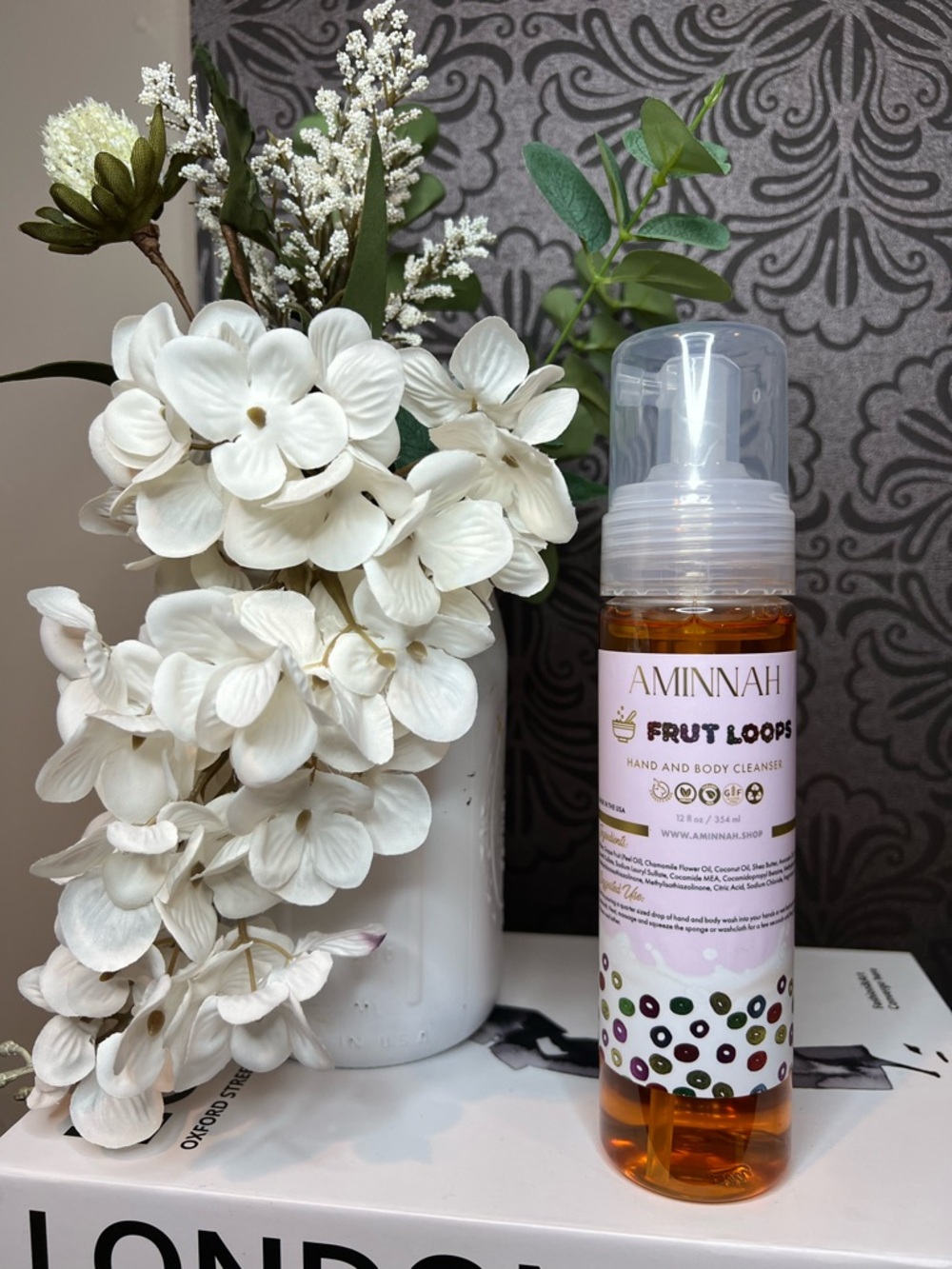 AMINNAH Fruit Loops Hand & Body Cleanser - 12oz